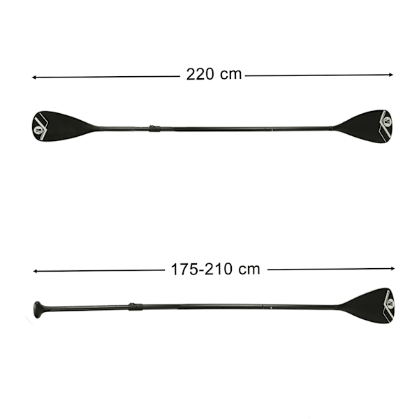SUP-paddlar i aluminium 175-220 cm