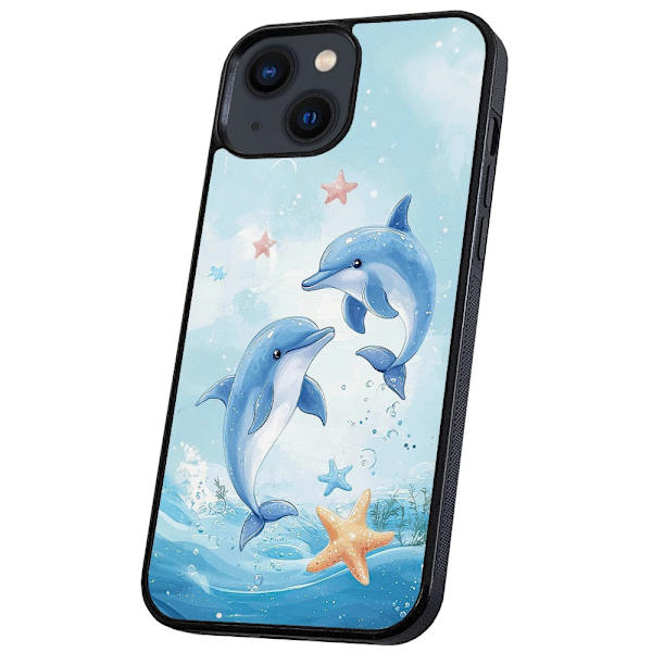 iPhone 14 - Deksel/Mobildeksel Dolphins