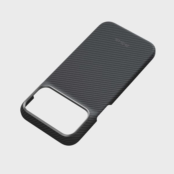 Pitaka Edge MagSafe Fodral iPhone 18 Pro Max/17 Pro Max Black/Grey