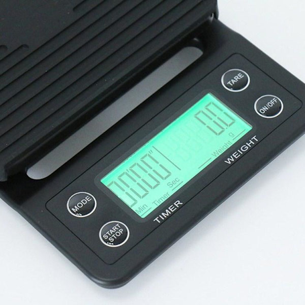 Digital Væg / Køkkenvægt - 0,1g-5kg Black