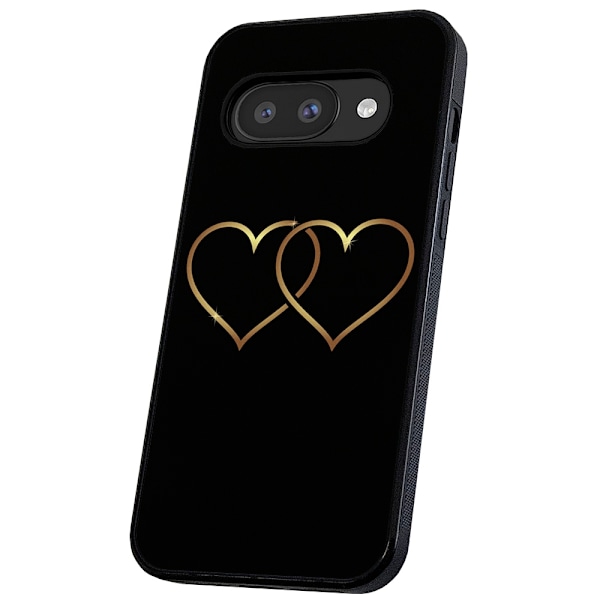Google Pixel 9A - Skal/Mobilskal Double Hearts