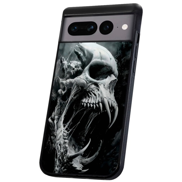 Google Pixel 7A - Skal/Mobilskal Skull