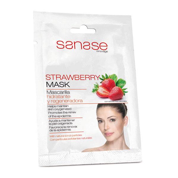 Sanase Ansiktsmask Jordgubbe - 10 ml Röd