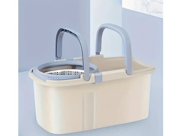 Roterande mopp 360 spin turbo hinksats mikrofiberdyna