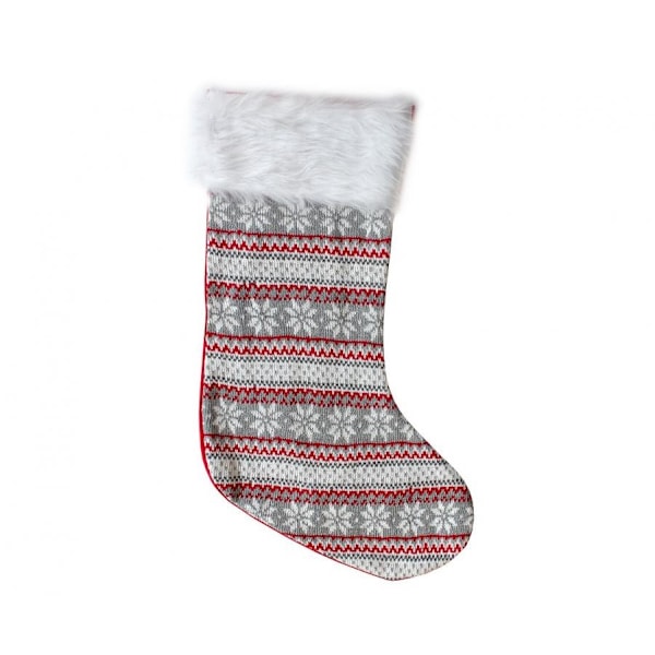 Jul Snöflingor, Snöflinge Julstrumpa, Stövelform 55,5 cm