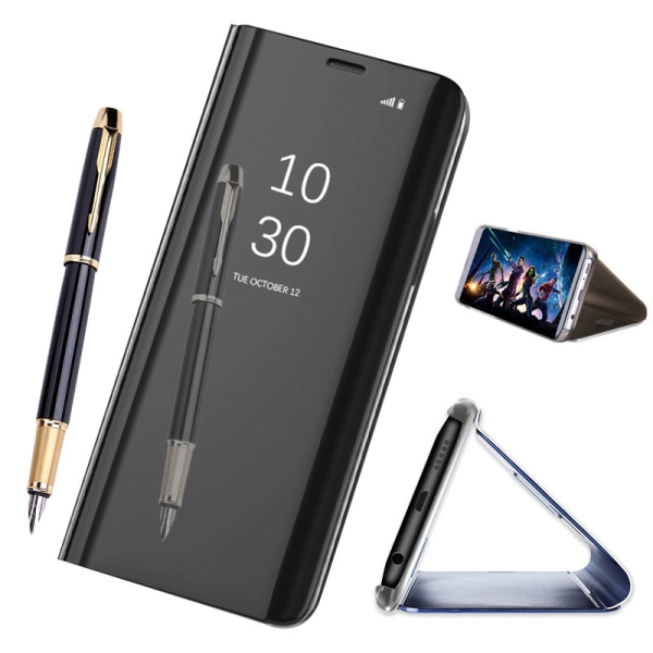 Samsung Galaxy Note 9 - Mobiltelefon etui / spejl etui - Sort Black