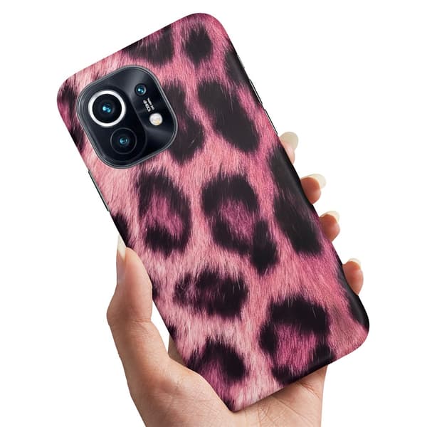 Deksel / Mobildeksel til Xiaomi Mi 11 - Pink Leopard