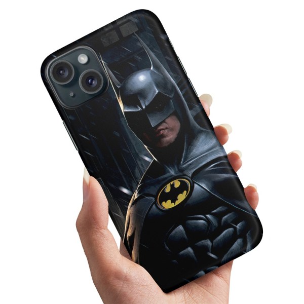 iPhone 15 Plus - Deksel/Mobildeksel Batman