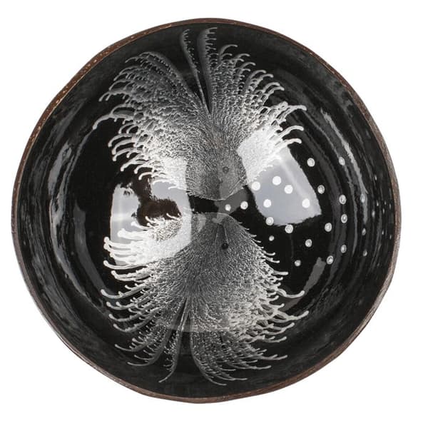 Kokosskål / Serveringsskål / Bolle - 13 cm Multicolor