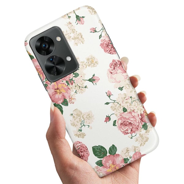 OnePlus Nord 2T - Deksel/Mobildeksel Retro Blomster