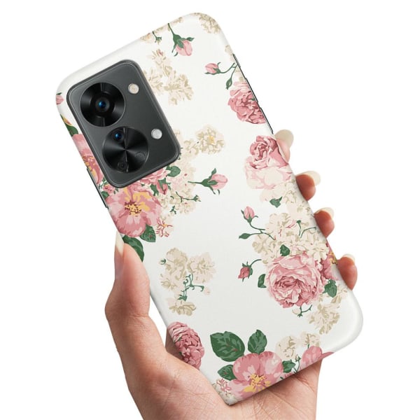 OnePlus Nord 2T - Skal/Mobilskal Retro Blommor