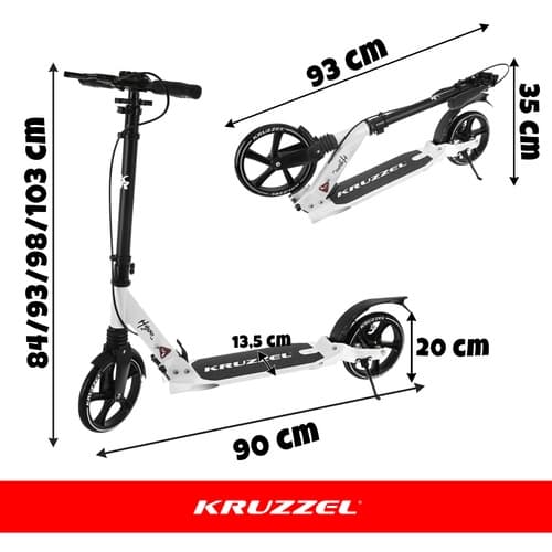 Sparkcykel / Kickbike - Hyperion White