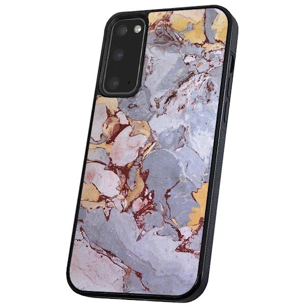 Samsung Galaxy S20 FE - Cover/Mobilcover Marmor Multicolor