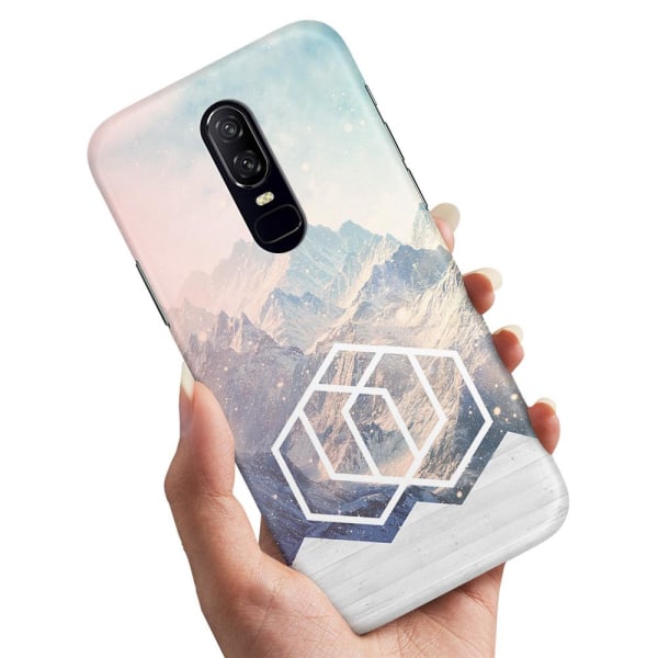 OnePlus 8 - Cover/Mobilcover Kunst Bjerg