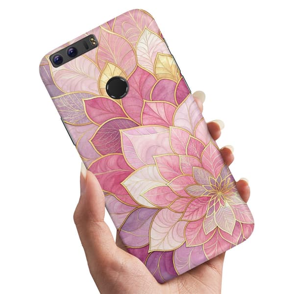 Deksel / Mobildeksel til Huawei Honor 8 - Flower