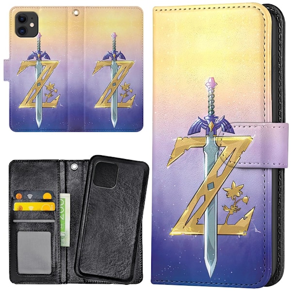 iPhone 12 Mini - Plånboksfodral/Skal Zelda