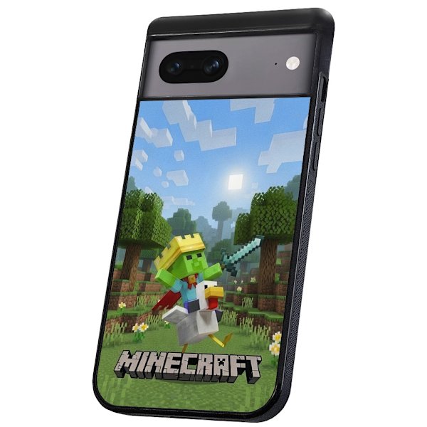 Google Pixel 7 - Deksel/Mobildeksel Minecraft