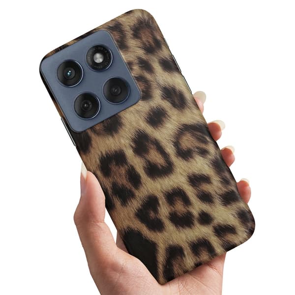 Deksel / Mobildeksel til Motorola Edge 60 Fusion - Leopard