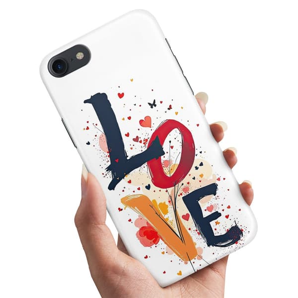Deksel / Mobildeksel til iPhone 7 / 8 / SE - Love