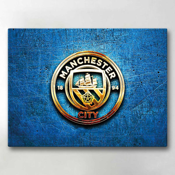 Canvas-taulut / Taulut - Manchester City - 40x30 cm - Canvastaulut Multicolor