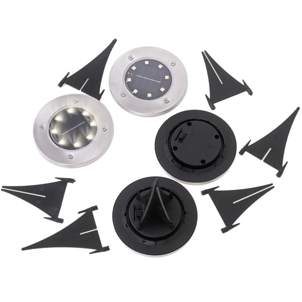 Trädgårdsbelysning LED - Solcell - 4 st Kallvit