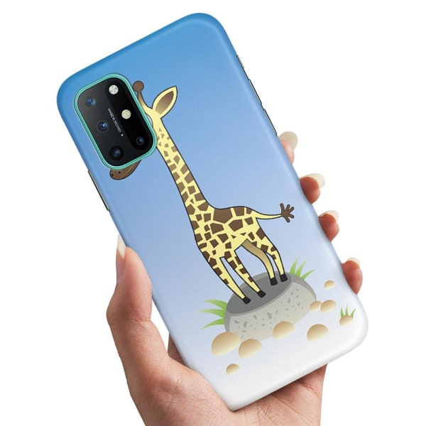 OnePlus 8T - Deksel/Mobildeksel Tegnet Giraff