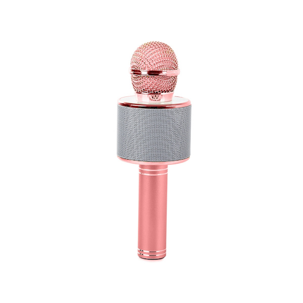 Karaokemikrofon med Højttaler / Karaoke Mikrofon – Bluetooth Pink