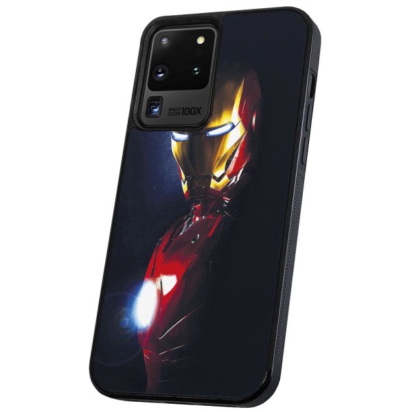 Samsung Galaxy S20 Ultra - Kuoret/Suojakuori Glowing Iron Man