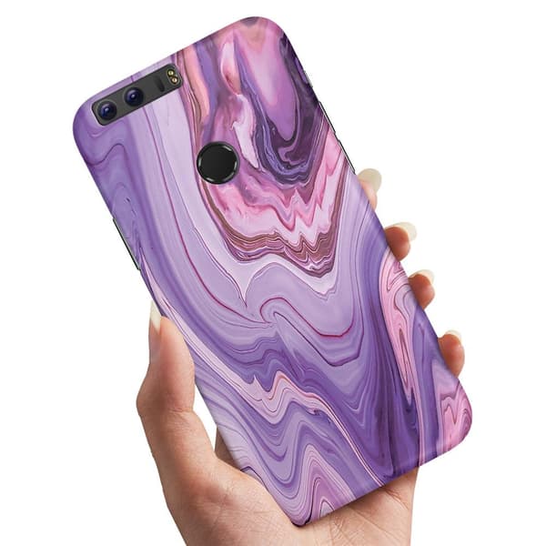 Deksel / Mobildeksel til Huawei Honor 8 - Marmor Multicolor