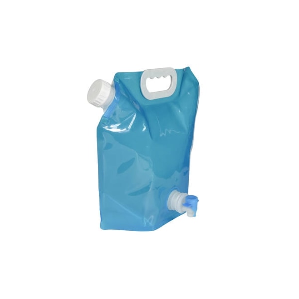 3-pakkaus - 5 litran vesipussi hanalla / vesikannu - vesisäiliö Transparent 3-Pack