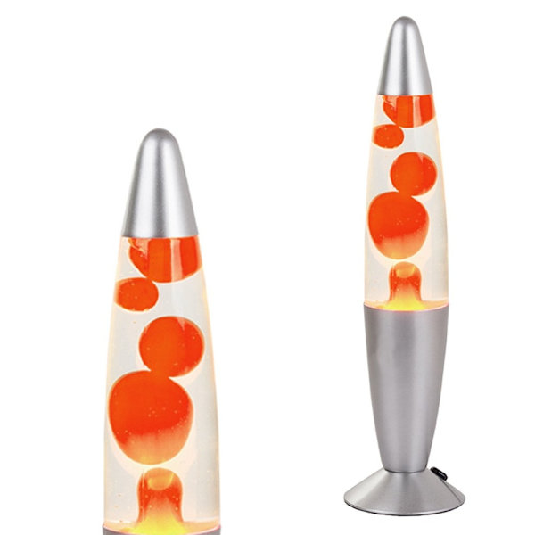 Lavalampe / LED-lampe - 34 cm Orange