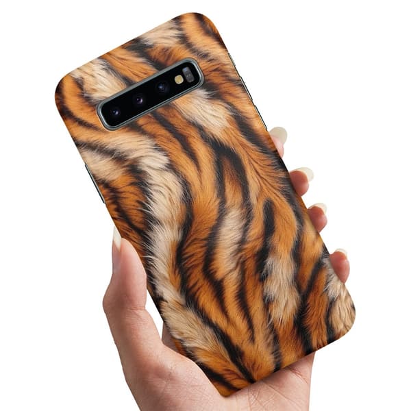 Deksel / Mobildeksel til Samsung Galaxy S10 - Tiger