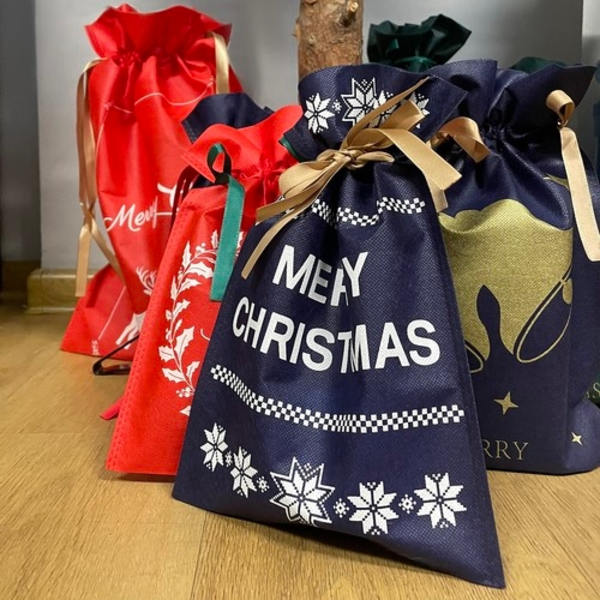 Presentpåsar Set - Jul - 8 st