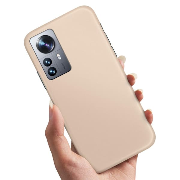 Deksel / Mobildeksel til Xiaomi 12 Pro - Beige Beige