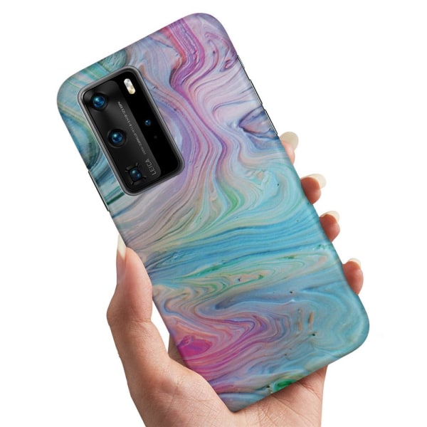 Huawei P40 - Cover/Mobilcover Maling Mønster