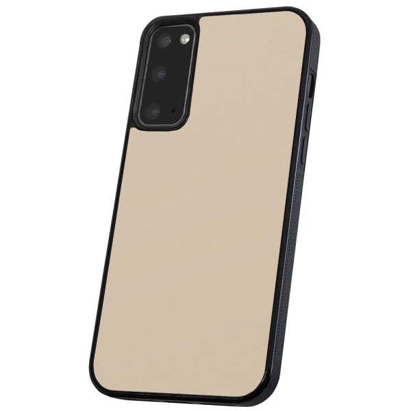 Samsung Galaxy S20 - Cover/Mobilcover Beige