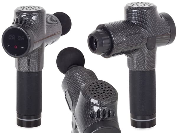 Massagepistol - LCD-display, trådlös med väska