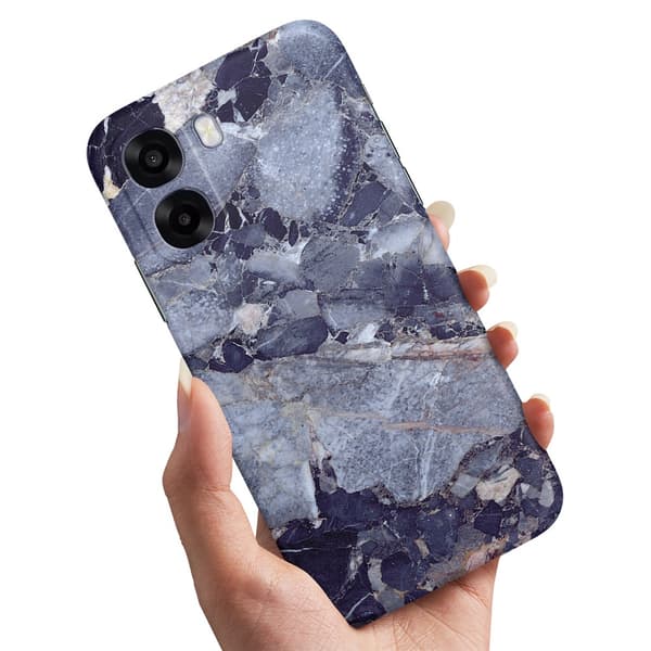 Cover / Mobilcover til Oppo A6x 5G - Marmor