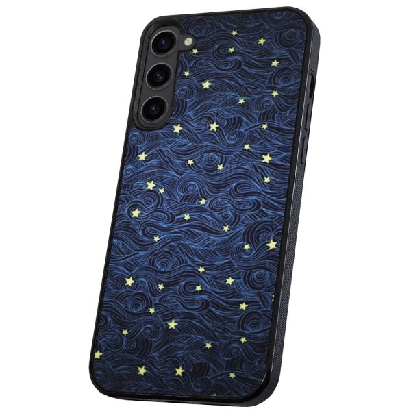Samsung Galaxy S23 Plus - Cover/Mobilcover Stjernemønster