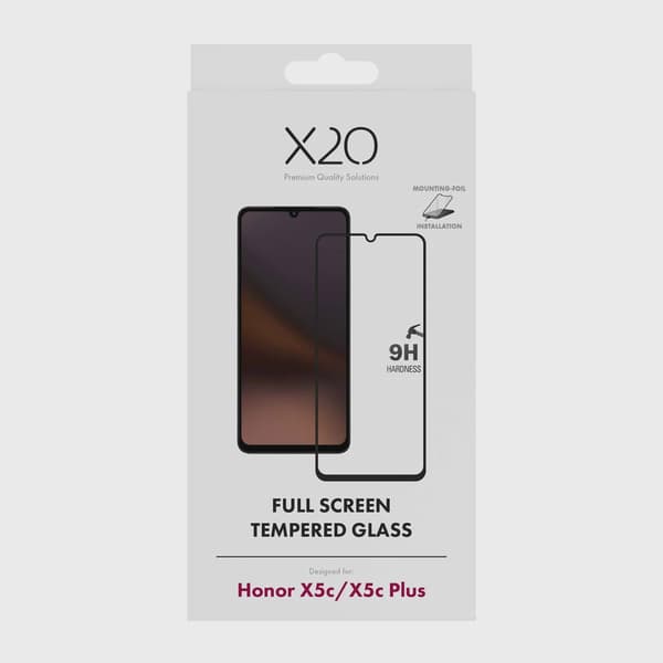 X2O Full Screen Skärmskyddsglas Honor X5c/X5c Plus