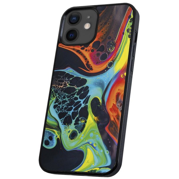 iPhone 11 - Deksel/Mobildeksel Marmor Multicolor