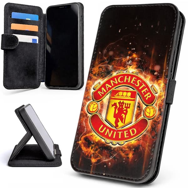 Lommebok Deksel / Mobildeksel til iPhone 12 / 12 Pro - Manchester United