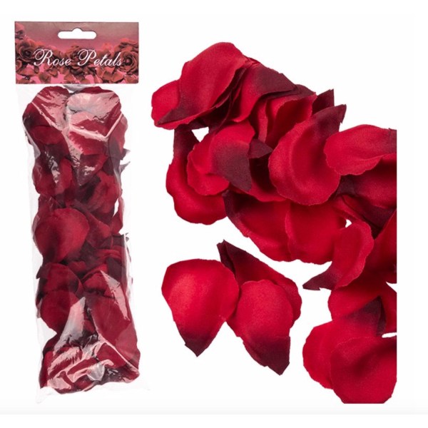 100-Pack - Roseblader Blader Roser - Rød Red