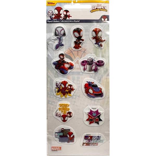 Spiderman Spidey klistermärke med bubblor