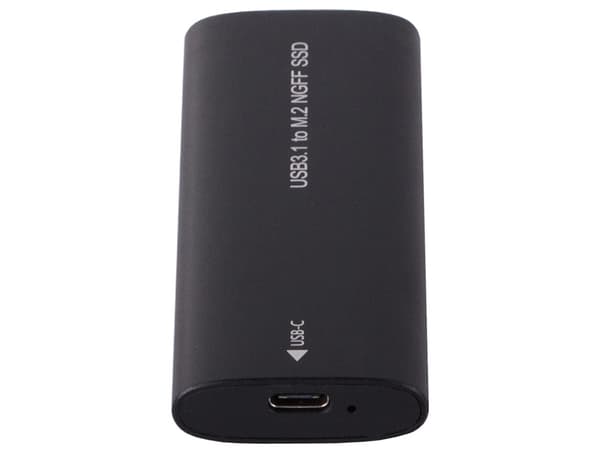 USB 3.1-kabinett för intern M.2 SSD Svart