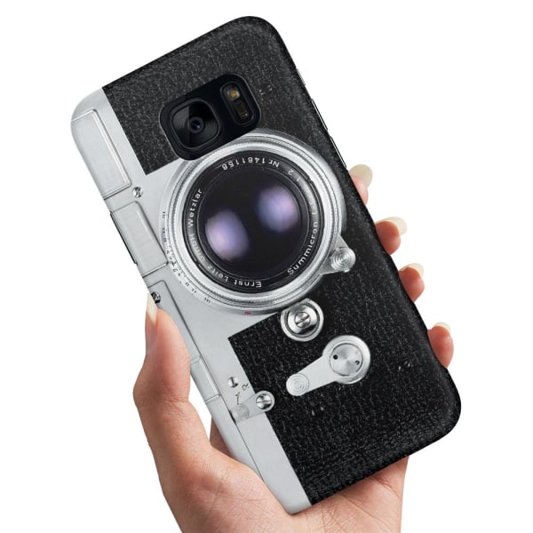 Samsung Galaxy S6 Edge - Cover/Mobilcover Retro Kamera
