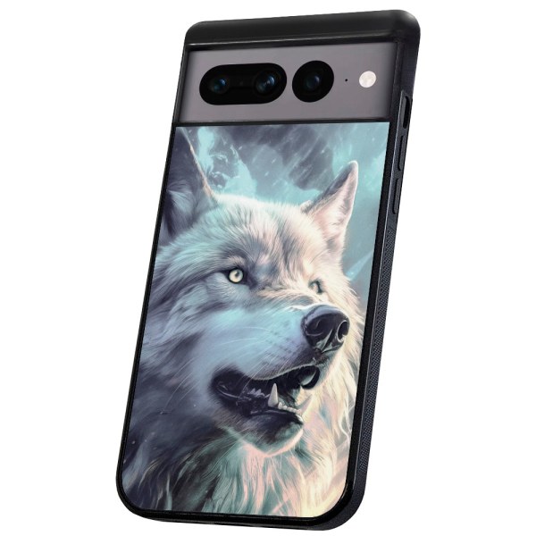 Google Pixel 7 Pro - Cover/Mobilcover Wolf