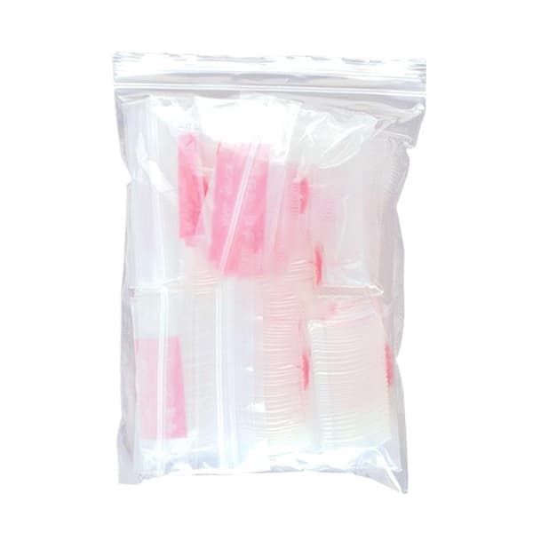 500-Pak – Negltipper / Akryltipper – 10 ulike størrelser Transparent