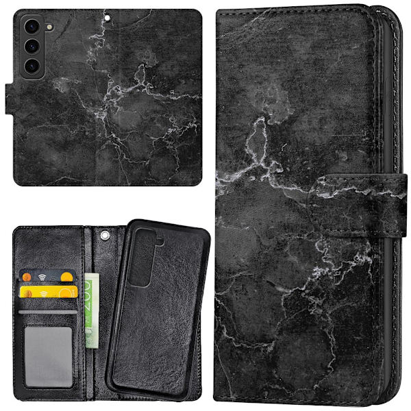 Samsung Galaxy S23 - Lommebok Deksel Marmor