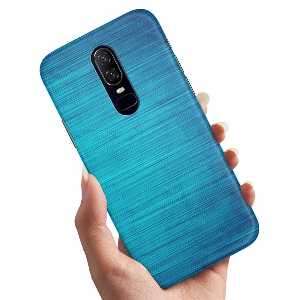 OnePlus 6 - Cover/Mobilcover Ridset Tekstur